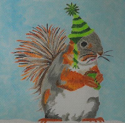 click here to view larger image of Squirrely (hand painted canvases)