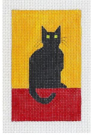 click here to view larger image of Small Chat Noir (hand painted canvases)