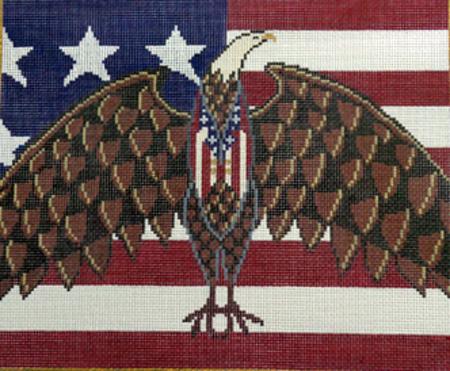 click here to view larger image of Liberty Eagle (hand painted canvases)