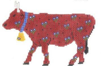 click here to view larger image of Red Cow (hand painted canvases)