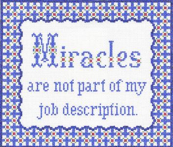 click here to view larger image of Miracles Are (hand painted canvases)