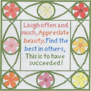 click here to view larger image of Laugh Often (hand painted canvases)