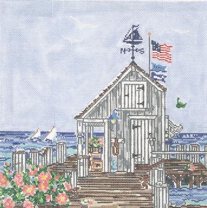 click here to view larger image of Sailing The Vineyard (hand painted canvases)