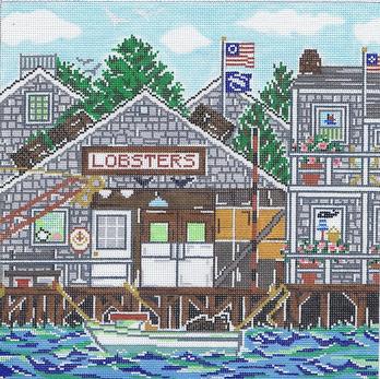 click here to view larger image of Lobster House, The (hand painted canvases)