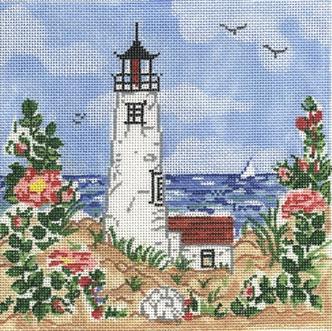 click here to view larger image of Great Point Lighthouse (hand painted canvases)