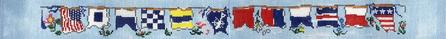 click here to view larger image of Flag Luggage Straps (Set of 3) (hand painted canvases)