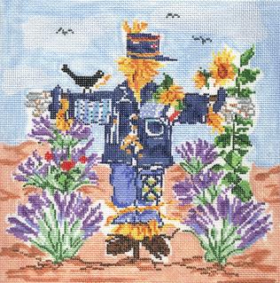 click here to view larger image of Garden Scarecrow (hand painted canvases)