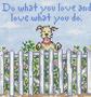 click here to view larger image of Do What You Love (hand painted canvases)
