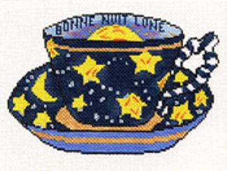 click here to view larger image of Bonne Nuit Lune Cup (hand painted canvases)