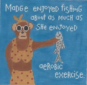click here to view larger image of Madge 6 (hand painted canvases)