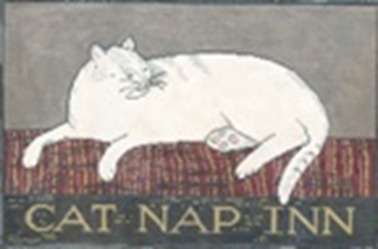 click here to view larger image of Cat Nap Inn  (hand painted canvases)