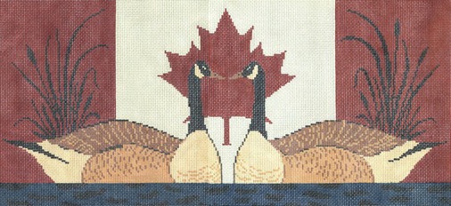 click here to view larger image of Canada Geese (hand painted canvases)