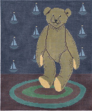 click here to view larger image of Sailor Bear (hand painted canvases)