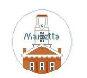 click here to view larger image of Marietta College (hand painted canvases)