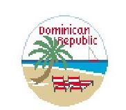 click here to view larger image of Dominican Republic (hand painted canvases)