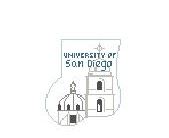 click here to view larger image of U Of San Diego Mini Sock (hand painted canvases)