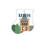 click here to view larger image of U Of New Hampshire, Thompson Hall Mini Sock (hand painted canvases)