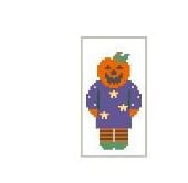 click here to view larger image of Tiny Pumpkinhead Girl (hand painted canvases)