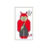 click here to view larger image of Tiny Devil (hand painted canvases)