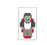 click here to view larger image of Tiny Dracula (hand painted canvases)
