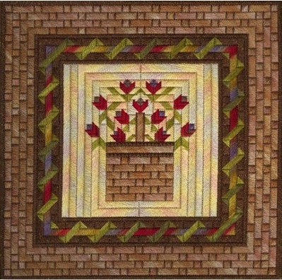 click here to view larger image of Country Blossoms (counted canvas work)