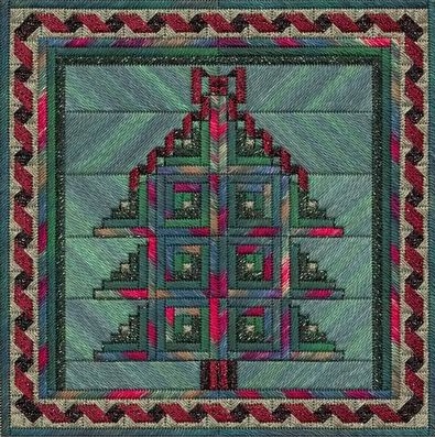 click here to view larger image of Holiday Tree III (counted canvas work)
