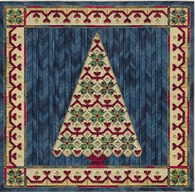 click here to view larger image of Holiday Tree IV (counted canvas work)