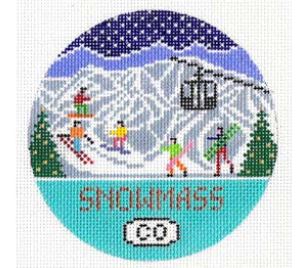 click here to view larger image of Snowmass   (hand painted canvases)