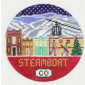 click here to view larger image of Steamboat   (hand painted canvases)