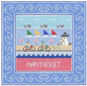 click here to view larger image of Nantucket   (hand painted canvases)