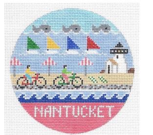 click here to view larger image of Nantucket  (hand painted canvases)