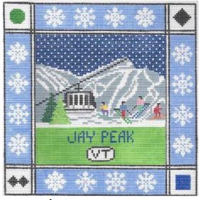 click here to view larger image of Jay Peak Vermont (hand painted canvases)