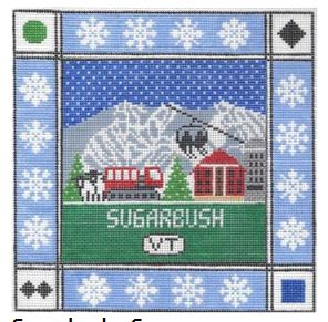 click here to view larger image of Sugarbush Square (hand painted canvases)