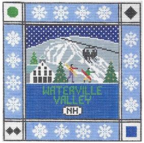 click here to view larger image of Waterville Valley New Hampshire (hand painted canvases)