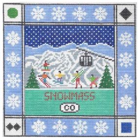click here to view larger image of Snowmass Colorado (hand painted canvases)