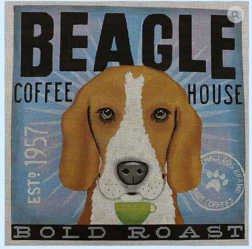 click here to view larger image of Beagle (Bold Roast) (hand painted canvases)