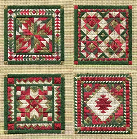 click here to view larger image of Holiday Ornaments - Series 2 (counted canvas work)
