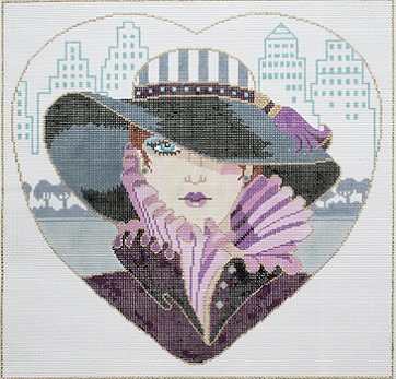 click here to view larger image of Lady Chicago   (hand painted canvases)