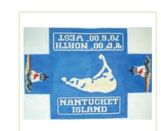 click here to view larger image of Nantucket Doorstop (hand painted canvases)
