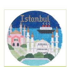 click here to view larger image of Istanbul Ornament (hand painted canvases)