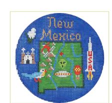 click here to view larger image of New Merico Ornament (hand painted canvases)