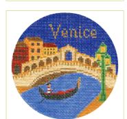 click here to view larger image of Venice Ornament (hand painted canvases)