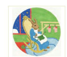 click here to view larger image of Goodnight Moon Quiet Old Lady Ornament (hand painted canvases)