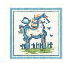 click here to view larger image of Hadley Pottery - Horse (hand painted canvases)