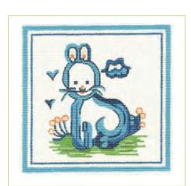 click here to view larger image of Hadley Pottery - Bunny (hand painted canvases)