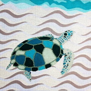 click here to view larger image of Sandy Turtle (hand painted canvases)