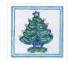 click here to view larger image of Hadley Pottery - Christmas Tree (hand painted canvases)