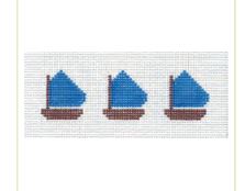 click here to view larger image of Blue Sailboats Jewelry Box Insert (hand painted canvases)