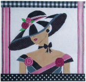 click here to view larger image of Its All About The Hat   (hand painted canvases)