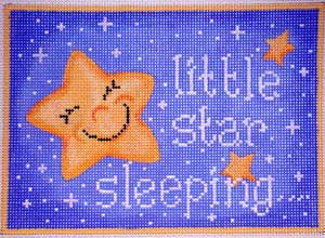 click here to view larger image of Little Star Sleeping (hand painted canvases)